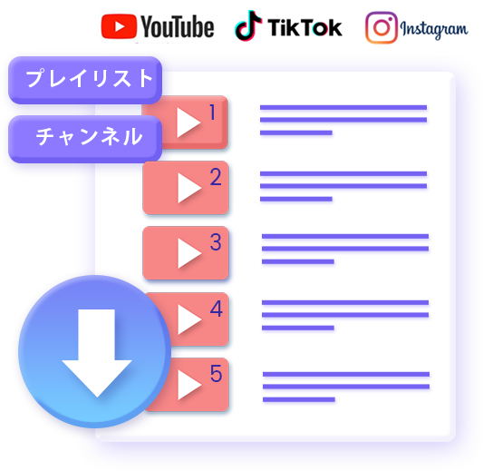 YouTube動画ダウンロード製品機能